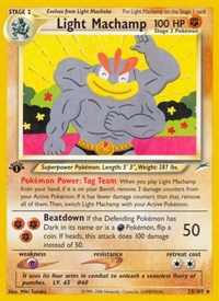 Light Machamp 025/105 · 1st Edition