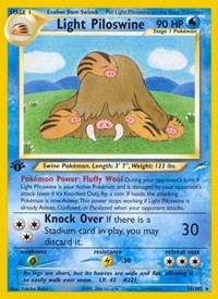 Light Piloswine 026/105 · 1st Edition