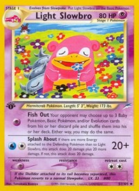 Light Slowbro 051/105 · 1st Edition