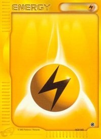 Lightning Energy 163/165 Expedition Pokémon card