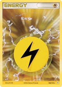 Lightning Energy 108/110 EX Holon Phantoms Pokémon card
