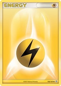 Lightning Energy 126/130 Diamond and Pearl Pokémon card