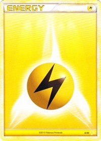 Lightning Energy (#7) 7/30 HGSS Trainer Kit: Gyarados & Raichu Pokémon card