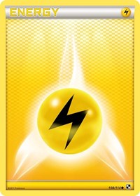 Lightning Energy 108/114 Black and White Pokémon card