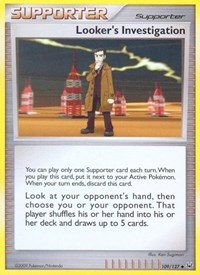 Looker's Investigation 109/127 Platinum Reverse Holo Pokémon card