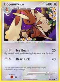 Lopunny 63 · Reverse Holo