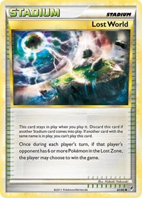 Lost World 81/95 Call of Legends Pokémon card