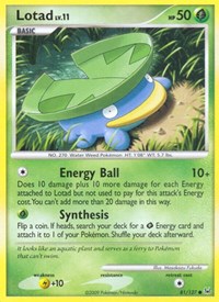 Lotad 81/127 · Reverse Holo