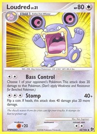 Loudred 44/106 · Reverse Holo