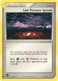 Low Pressure System 86/97 EX Dragon Reverse Holo Pokémon card