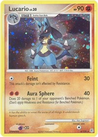Lucario 6/130 · Reverse Holo