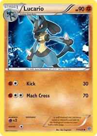Lucario 77/135 · Reverse Holo