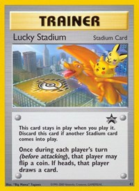 Lucky Stadium 41/53 WoTC Promo Pokémon card