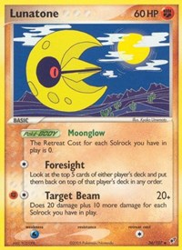 Lunatone 36/107 · Reverse Holo