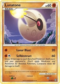 Lunatone 25/102 · Reverse Holo