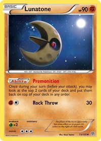 Lunatone 73/135 · Reverse Holo