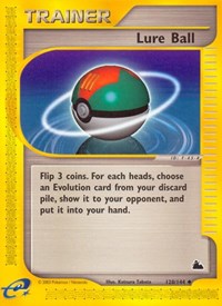 Lure Ball 128/144 Skyridge Reverse Holo Pokémon card