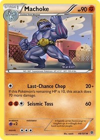 Machoke 48/101 · Reverse Holo