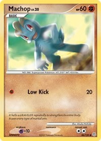 Machop 86/130 · Reverse Holo
