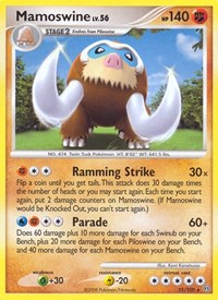 Mamoswine 21/100 · Reverse Holo