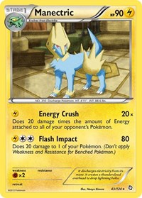 Manectric 43/124 · Reverse Holo