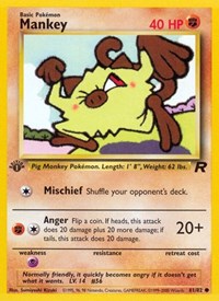 Mankey 61/82 · 1st Edition