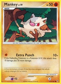 Mankey 112 · Reverse Holo