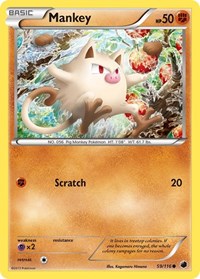 Mankey 59/116 · Reverse Holo