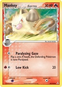 Mankey (Delta Species) 70/110 · Reverse Holo