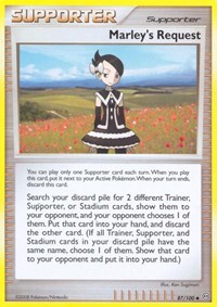 Marley's Request 87/100 Stormfront Pokémon card