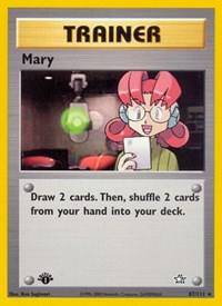Mary 087/111 Neo Genesis 1st Edition Pokémon card