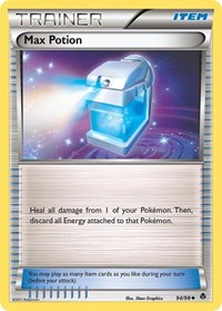 Max Potion 94/98 Emerging Powers Reverse Holo Pokémon card
