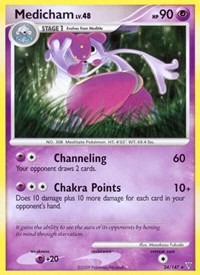 Medicham 34 · Reverse Holo