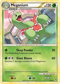 Meganium 27/95 · Reverse Holo