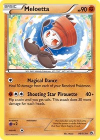 Meloetta 86/113 · Reverse Holo