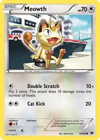 Meowth 80/99 · Reverse Holo