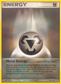 Metal Energy (Special) 88/108 EX Power Keepers Reverse Holo Pokémon card