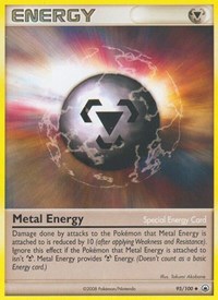 Metal Energy 95/100 Majestic Dawn Reverse Holo Pokémon card