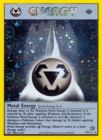 Metal Energy 019/111 Neo Genesis 1st Edition Pokémon card