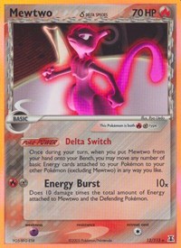 Mewtwo (Delta Species) 12/113 · Reverse Holo