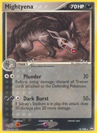 Mightyena 18/108 · Reverse Holo