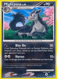 Mightyena 66/146 · Reverse Holo