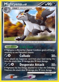 Mightyena 54/127 · Reverse Holo