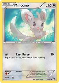 Minccino 84/98 · Reverse Holo