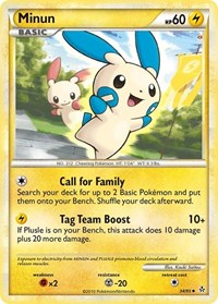 Minun 34/95 · Reverse Holo