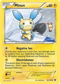 Minun 40/108 · Reverse Holo
