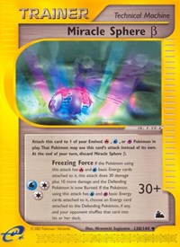 Miracle Sphere Beta 130/144 Skyridge Reverse Holo Pokémon card