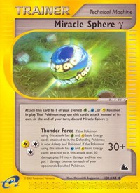 Miracle Sphere Gamma 131/144 Skyridge Pokémon card