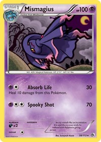 Mismagius 58/113 · Reverse Holo