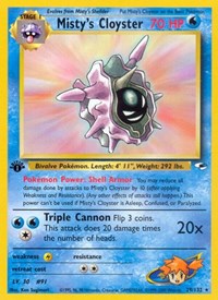 Misty's Cloyster 029/132 · 1st Edition